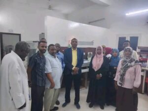 وزارة الصحة بالنيل الأبيض تستقبل فريقاً هندسياً لتطوير خدمات نقل الدم ببنك الدم بكوستي