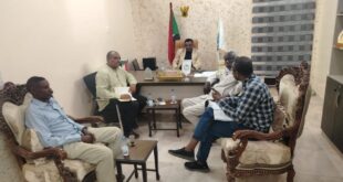 وزير الصحة والتنمية الاجتماعية ببحر ابيض يلتقي بوفد الامانة العامة للتخطيط الاستراتيجي